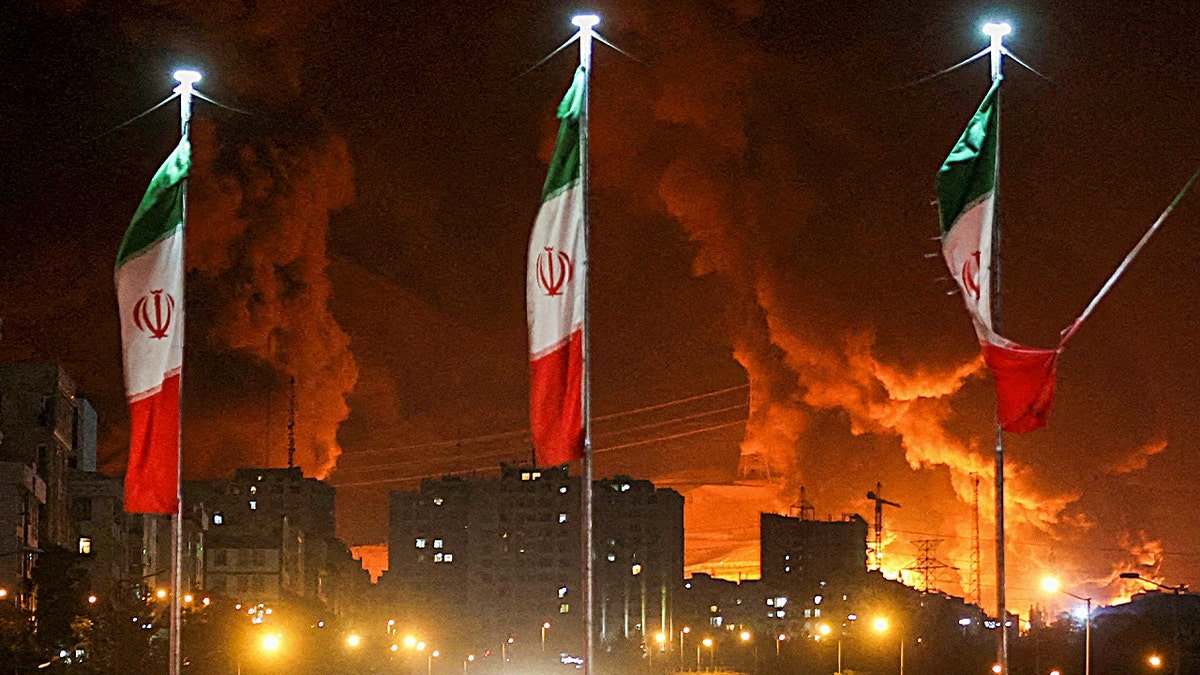 The effects of an Israeli strike on the Iranian Sharan Oil warehouse