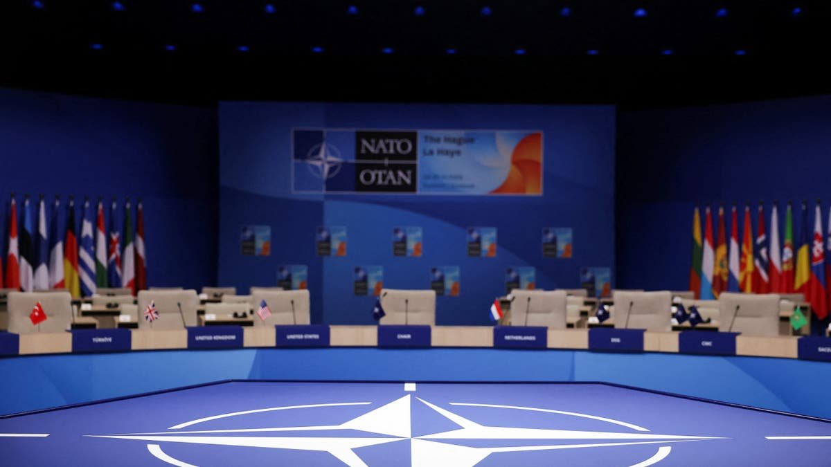 A scene showing the next NATO summit, in The Hague, Netherlands, June 23, 2025. Reuters/Christian Hartmann