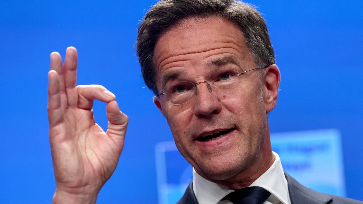 NATO Secretary -General Mark Root holds a press conference before the NATO summit, in The Hague, the Netherlands June 23, 2025. Reuters/Yves Hermann