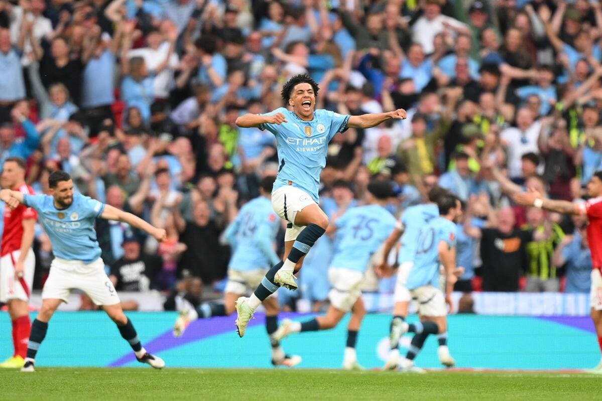 Rico Lewis from Manchester City