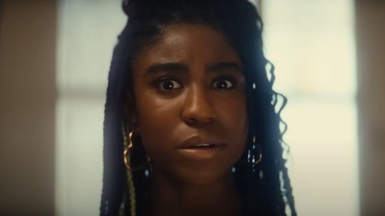 Lyric Ross' Natalie looks surprised by Ironheart