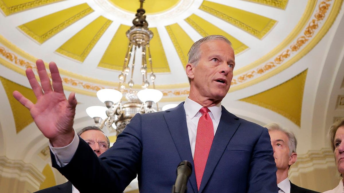 The majority leader of the Senate John Thun,