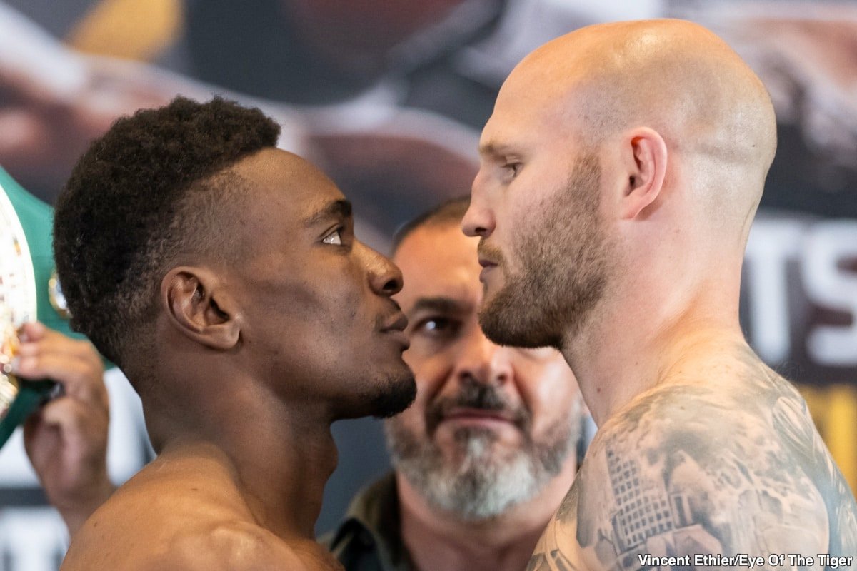 Photo: Christian Mbilli 167.7 opposite Maciej Sucki 167.7 - on Friday weight