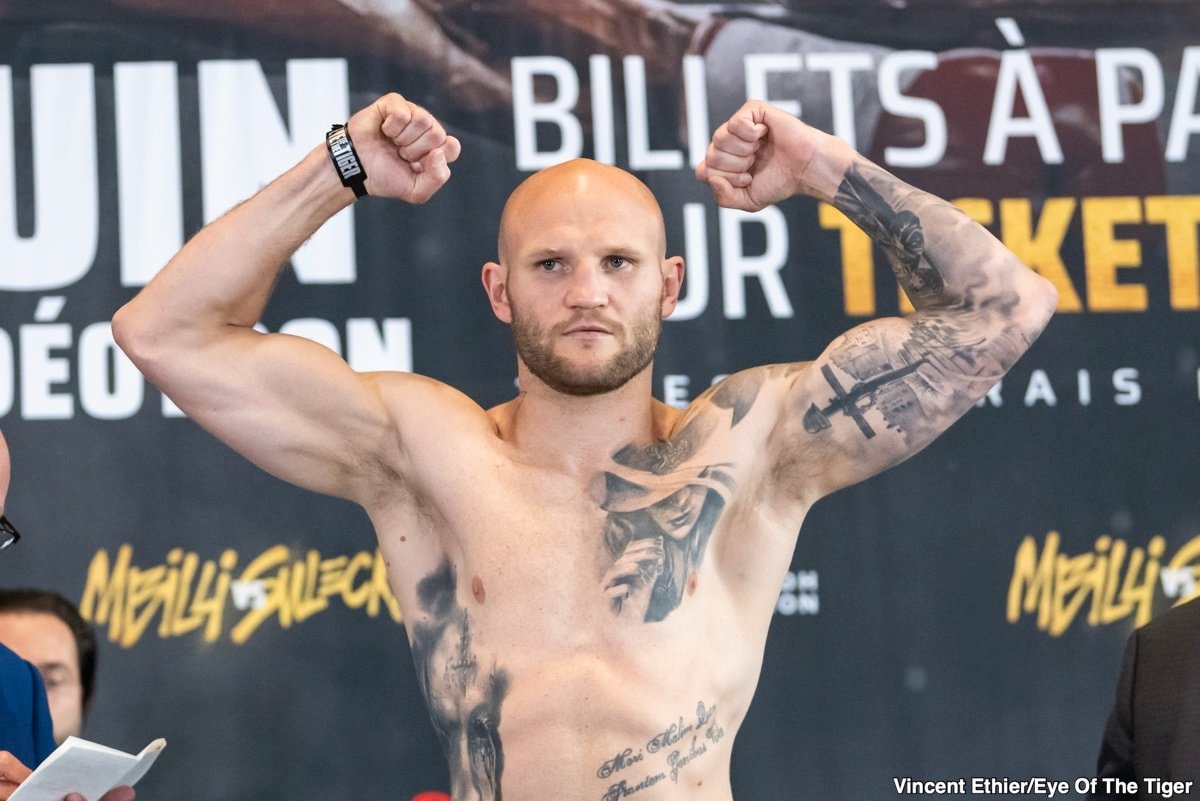 Photo: Christian Mbilli 167.7 opposite Maciej Sucki 167.7 - on Friday weight