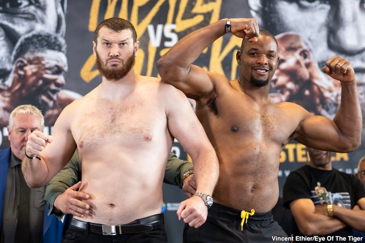 Photo: Christian Mbilli 167.7 opposite Maciej Sucki 167.7 - on Friday weight