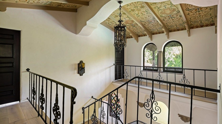 While the house has been updated, it maintains its original charm, including glass windows, and hand -drawn roofs.