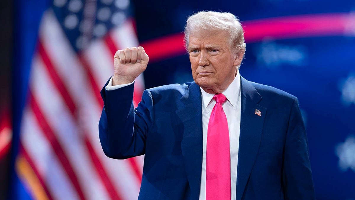 Donald Trump with his grip