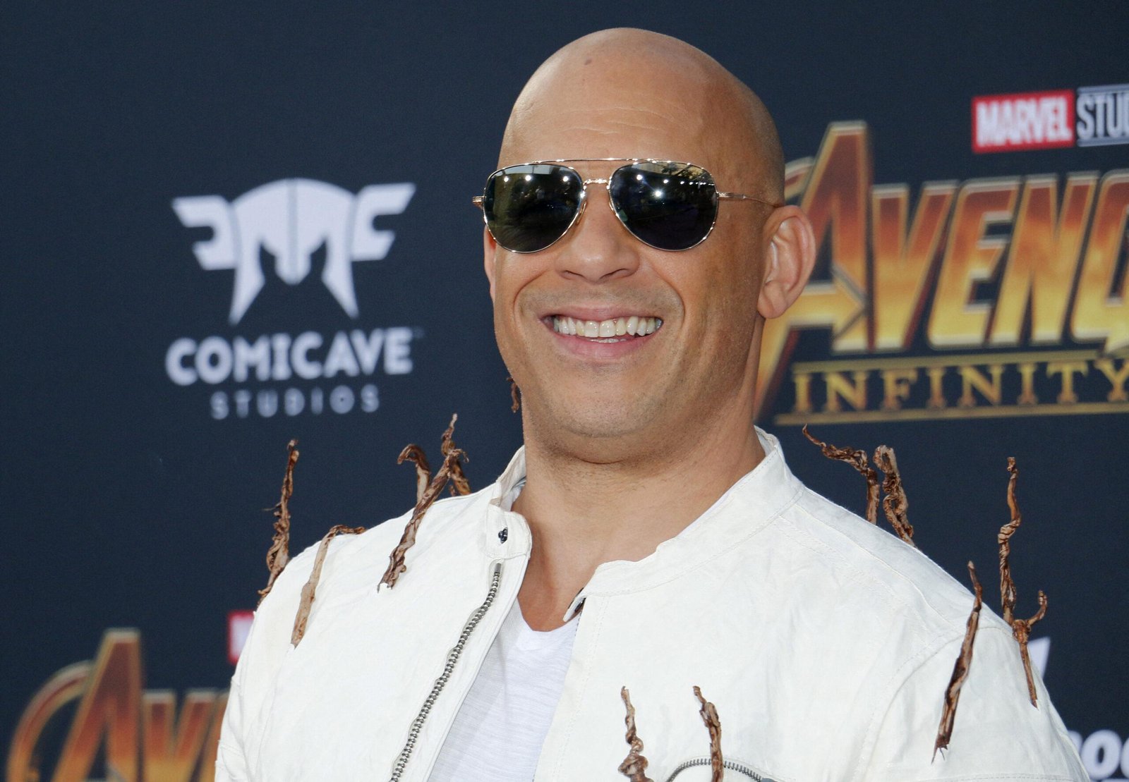 Vin Diesel in the premiere of Disney and Marvel movie