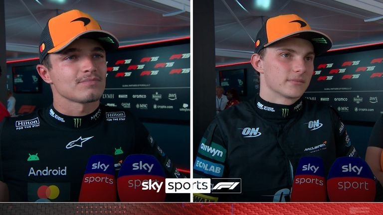 The McLaren Lando Norris and Oscar Pacri teams gave their reaction after the cheerful Austrian Grand Prix.