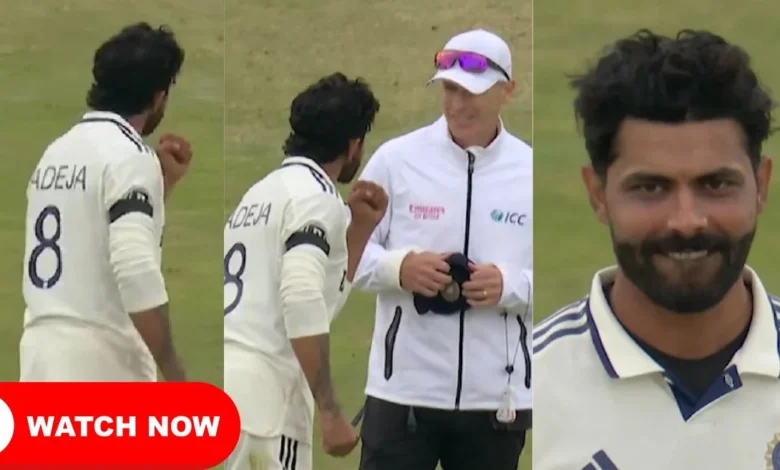 ENG vs IND WATCH Ravindra Jadejas playful fist gesture with.webp.webp
