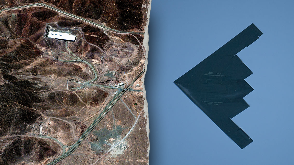 Ford Iran's nuclear site and surreptitious B-2 fly in the sky