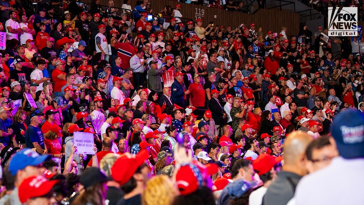 Ralio Trump in the stands