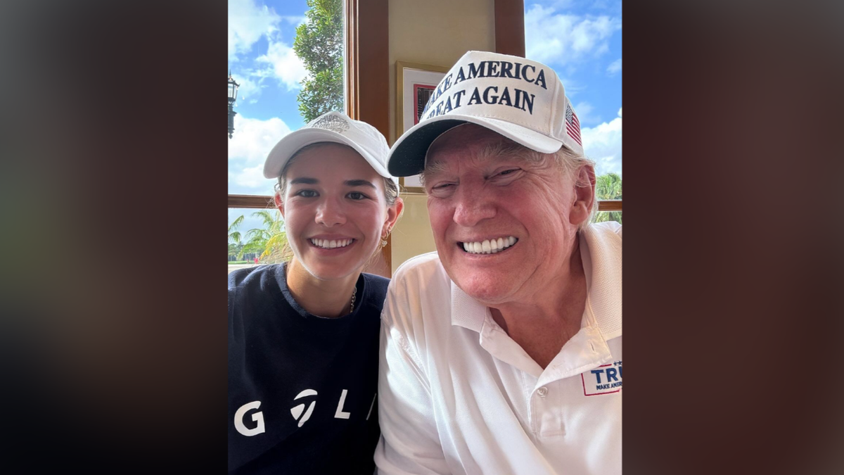Kay and Donald Trump Selfie