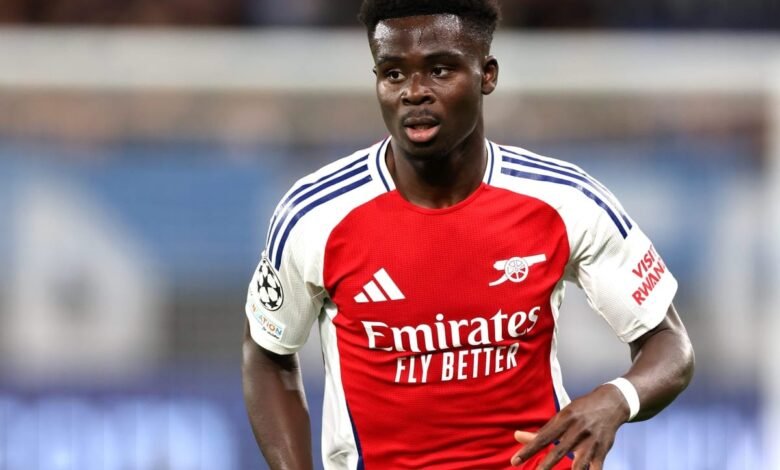 Saka left out of squad to face Andorra due to.jpg