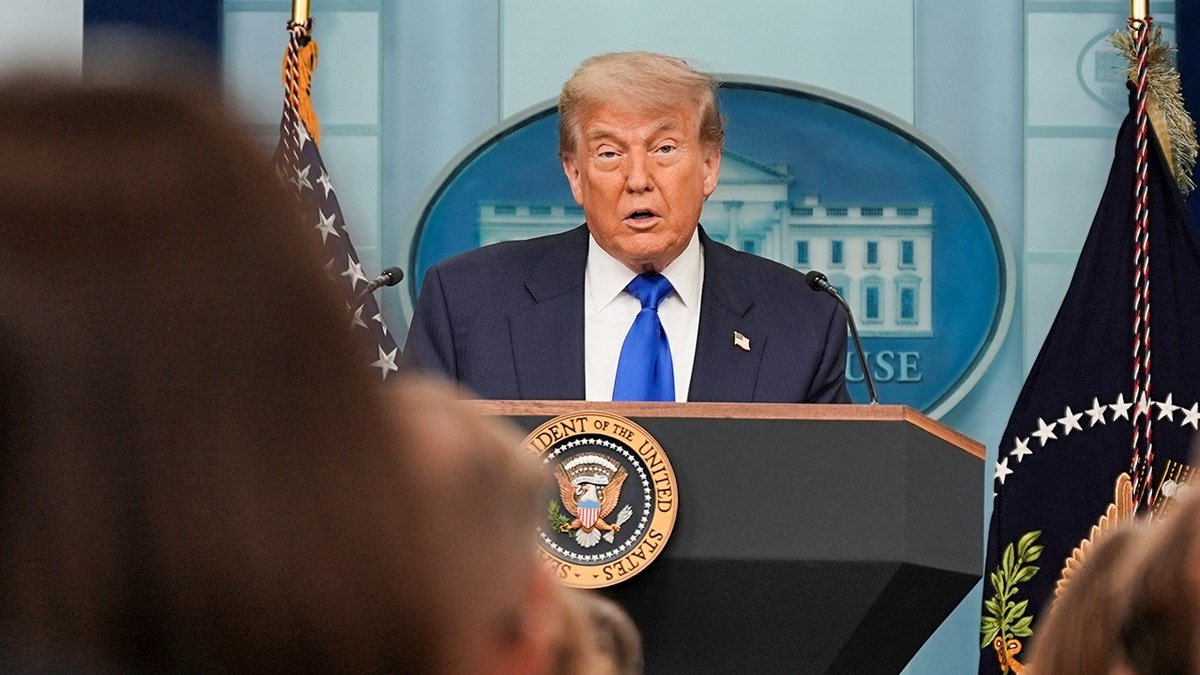 President Donald Trump at the White House