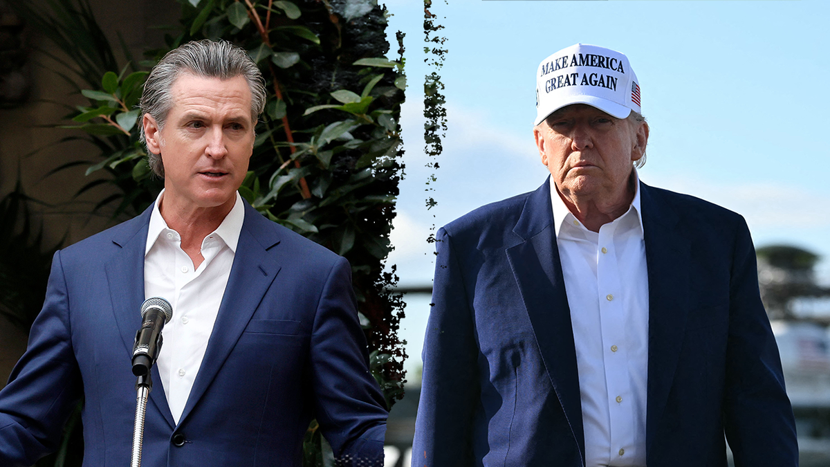 Gavin Newsom, Donald Trump (Getty Erch)