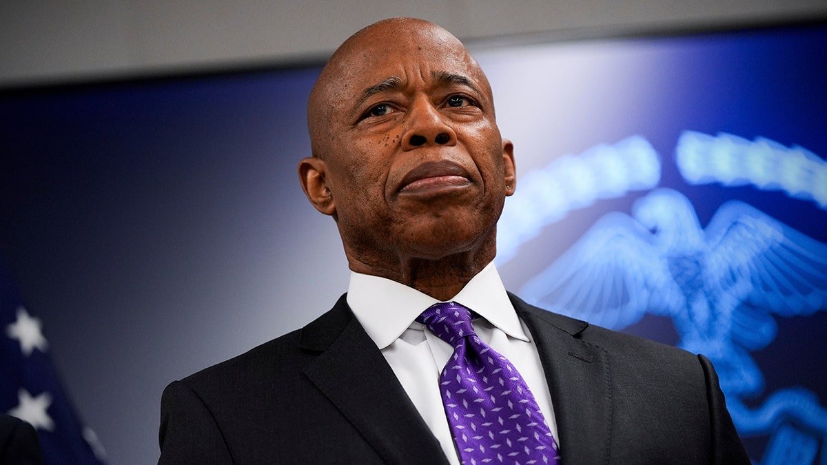 New York City mayor Eric Adams, close