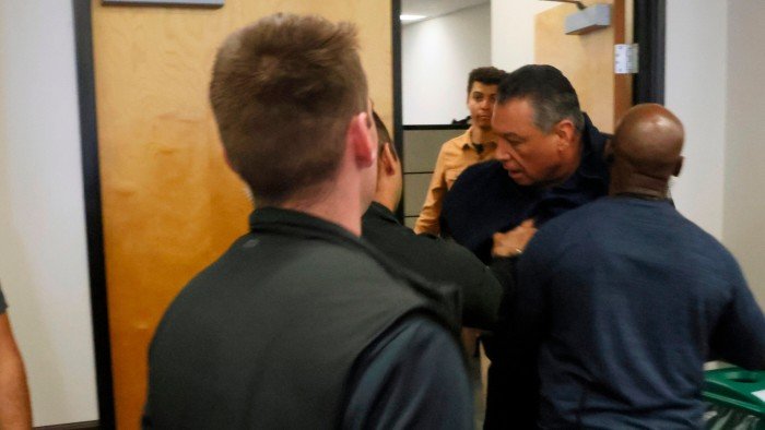 US Senator Alex Padilla wrestled to ground at Los Angeles.jpg