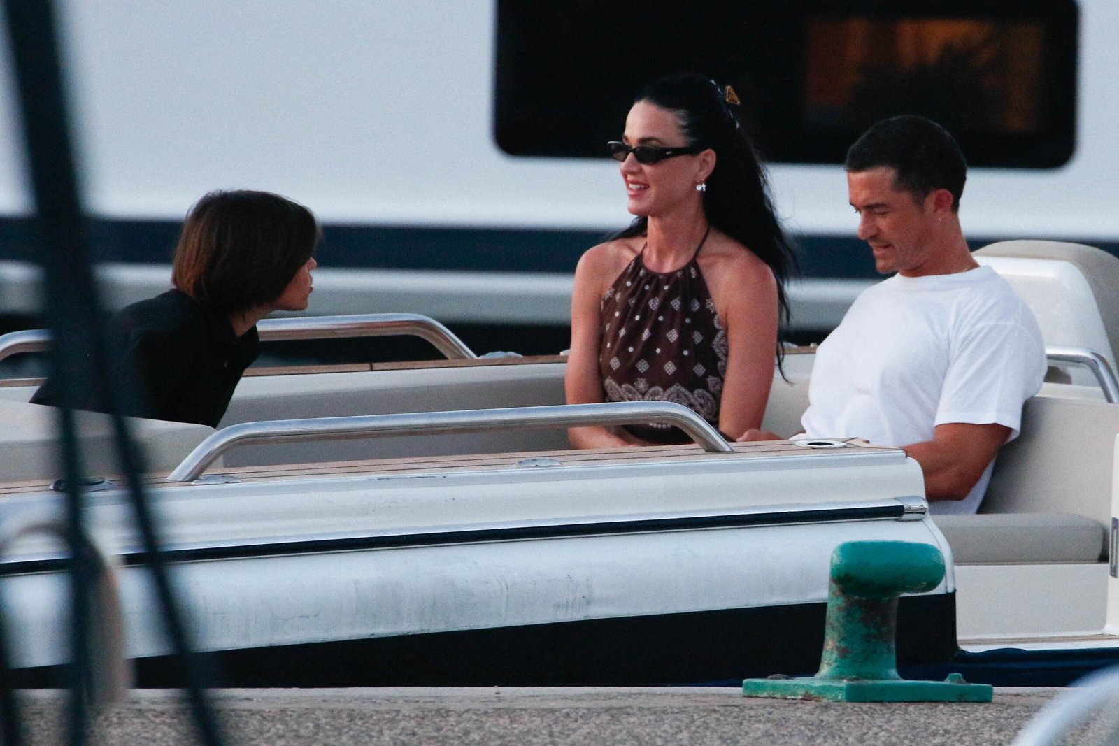 Katie Perry and Orlando Blum Arenan were seen in St. Trops