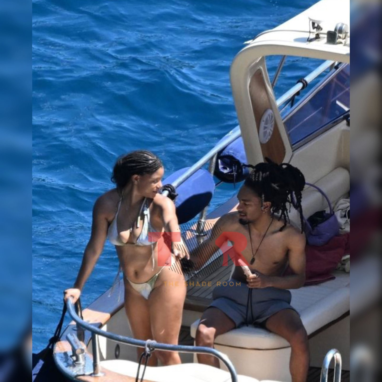 Haley Billy was seen on a steam saturated vacation with a mystery man (exclusive)