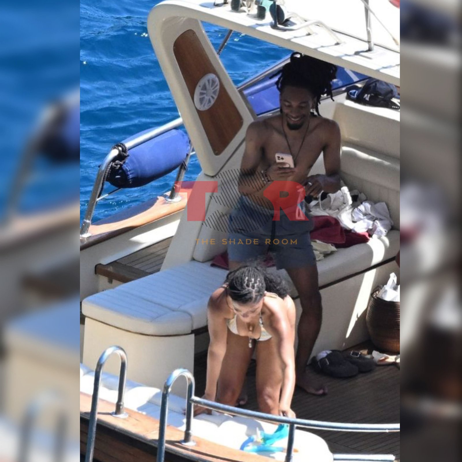 Haley Billy was seen on a steam saturated vacation with a mystery man (exclusive)