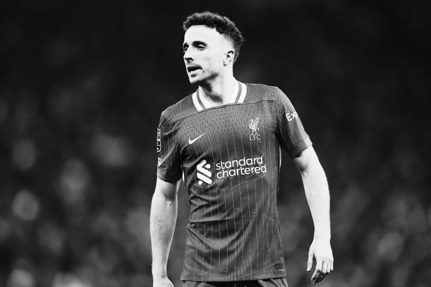 Dugo Jota at work for Liverpool against Tottenham