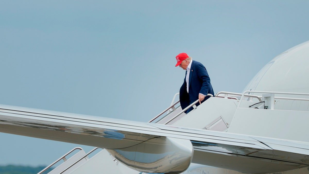 President Donald Trump continues at AF1