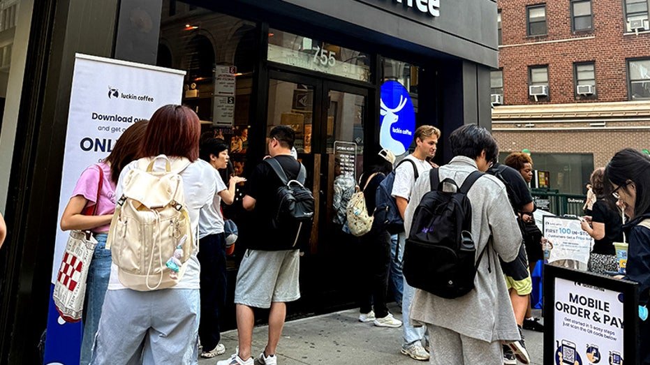 Luckin coffee in New York City