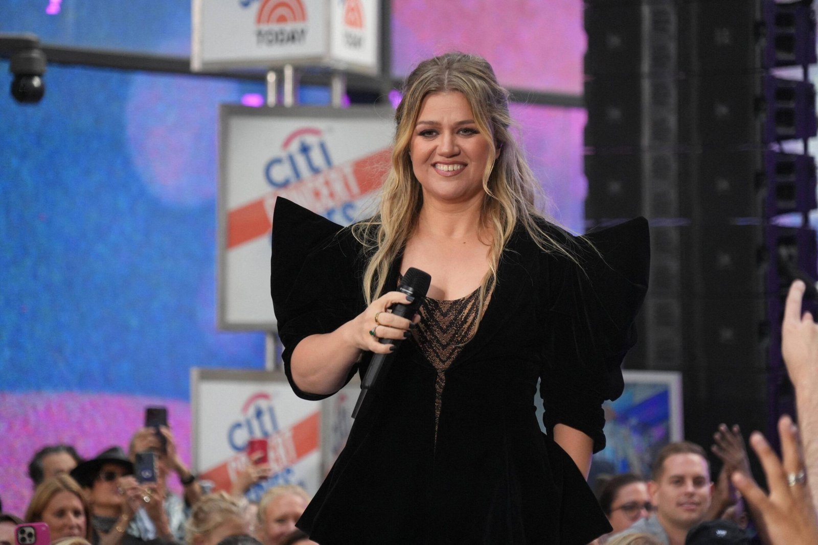 Kelly Clarkson performs today's program