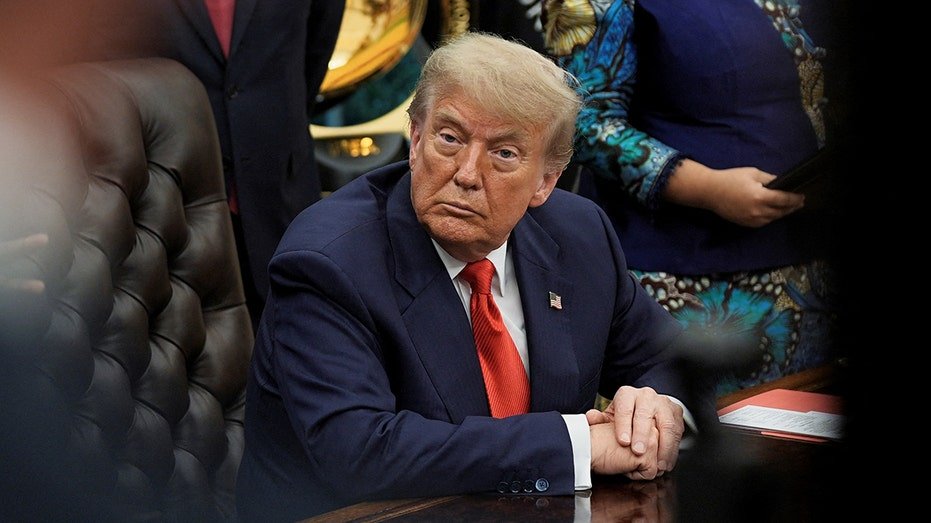 President Donald Trump in the Oval Office
