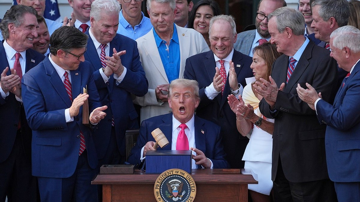 Trump holds a heedless hand by Johnson