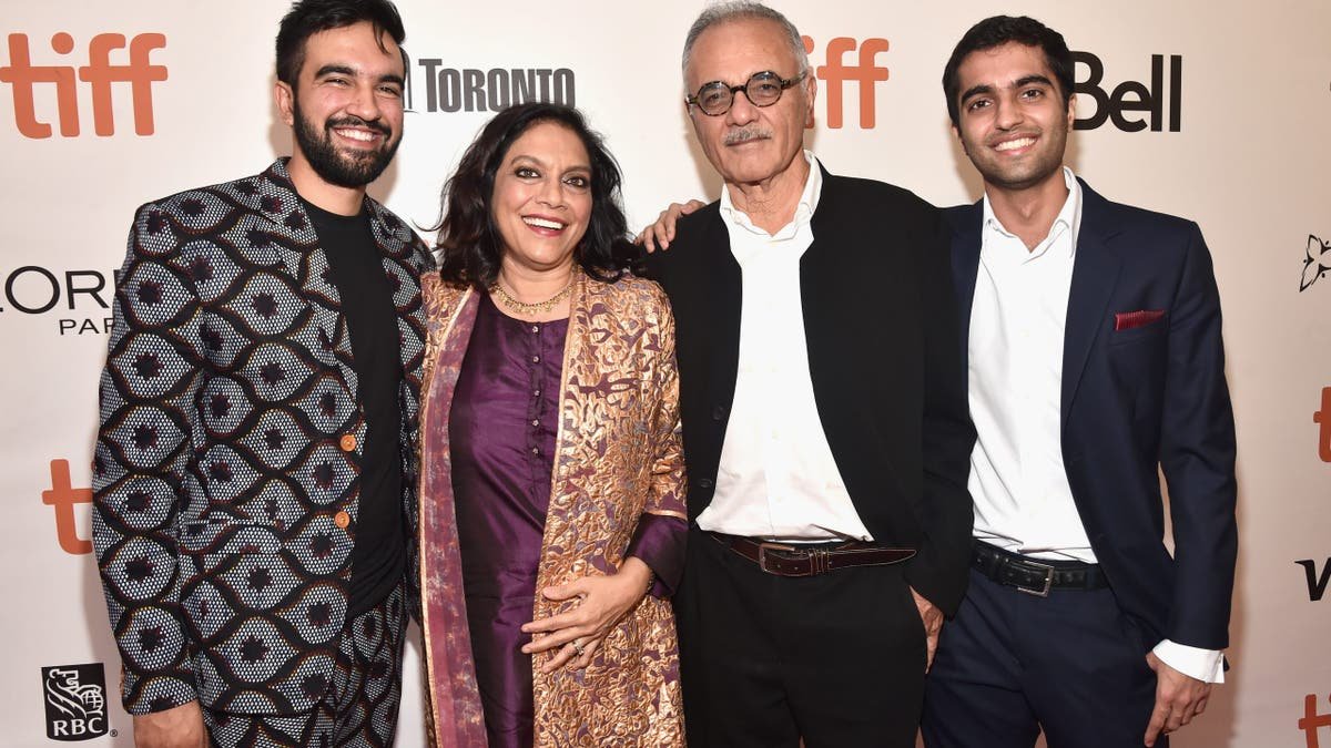 Zohran Mamdani and his family in Premier from his mother's movie