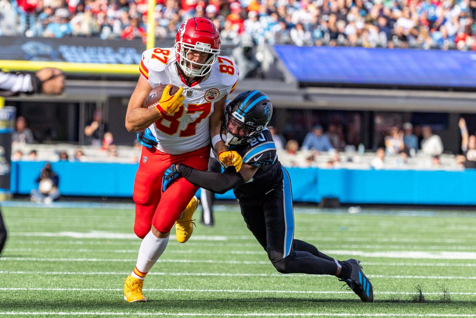Travis Kiel is on the American Football Association field