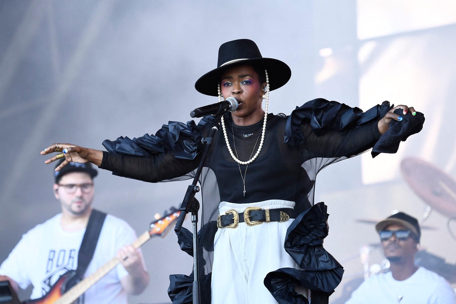 Mrs. Lauren Hill performs at the 2019 Glastonbury Festival