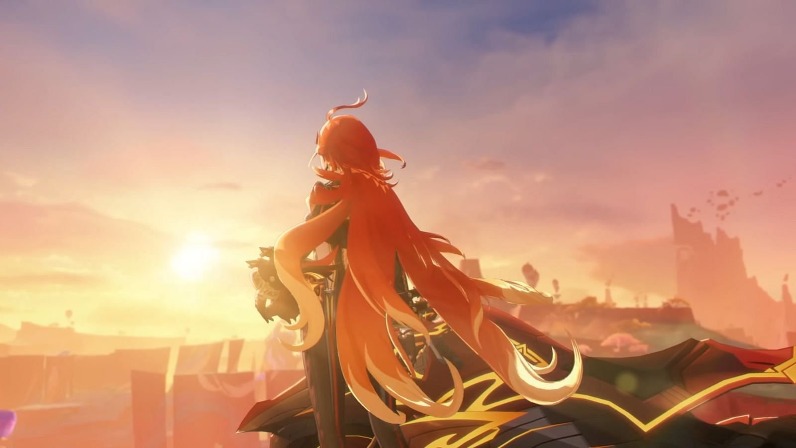Mavuika calls a Flamestrider vehicle during its initial skill (image via Hoyoverse)
