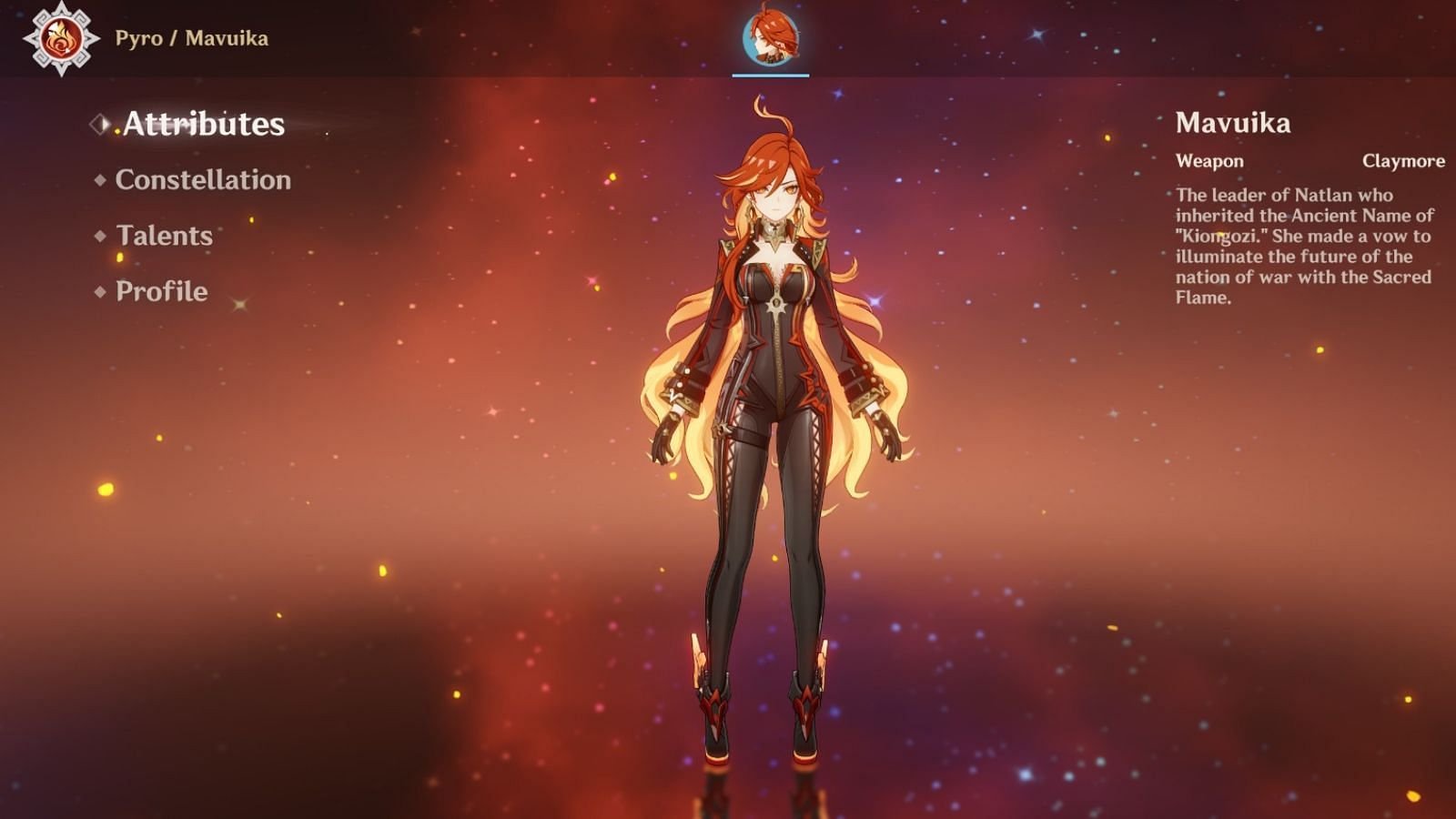 Mavuika in -game (image via Hoyoverse)