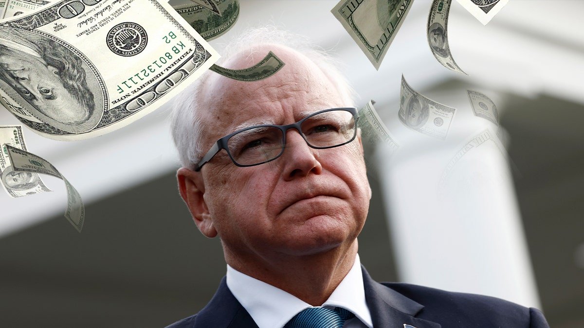 Tim Walz with clarification of a copy of money