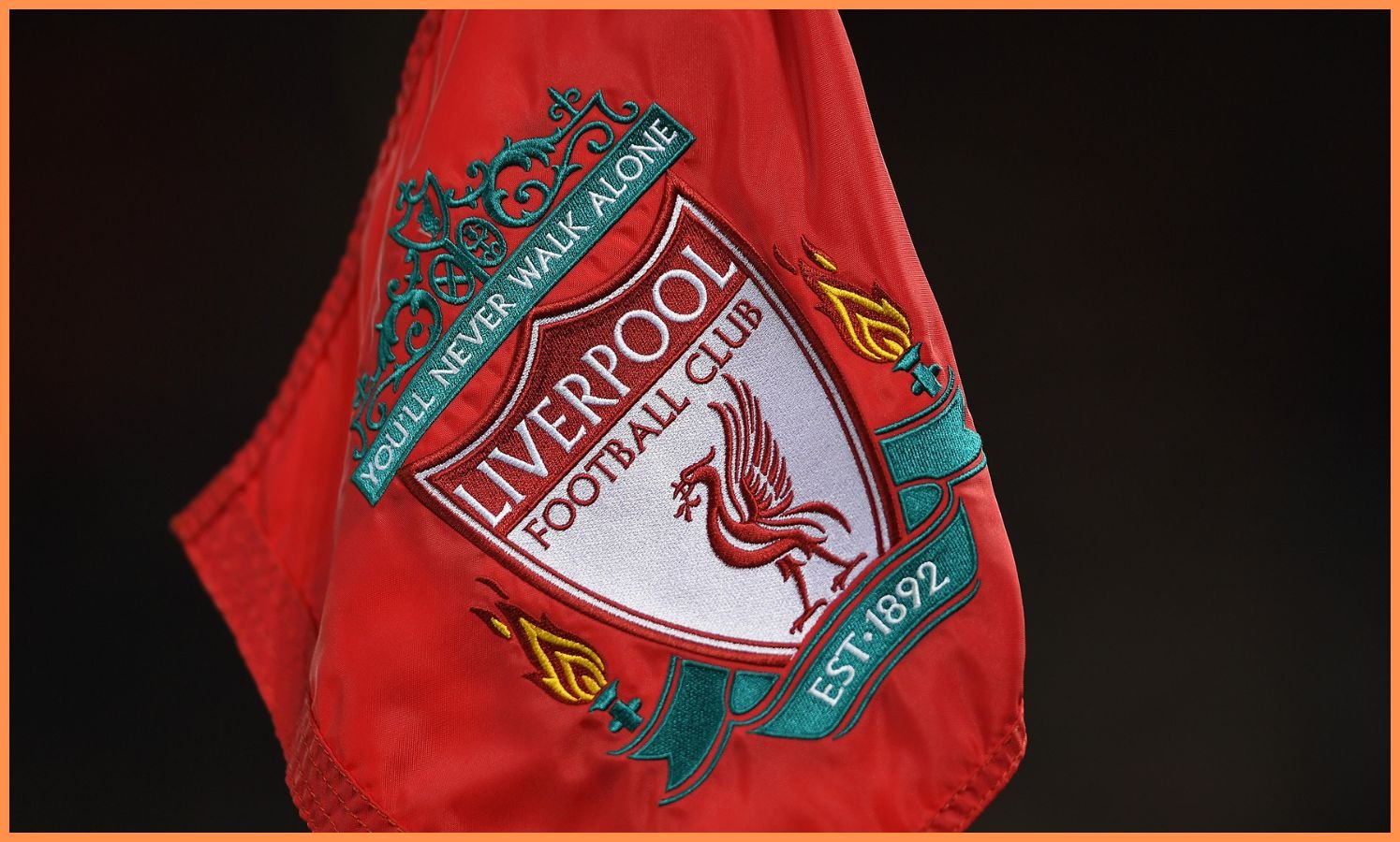 Liverpool FC logo on science