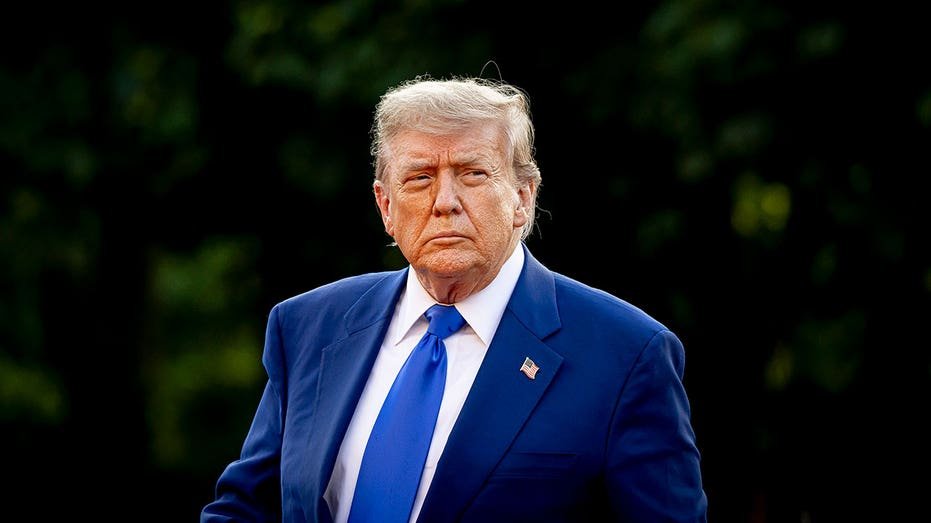 The Hague, Netherlands - June 24: US President Donald Trump arrived at Huis Ten Bosch Palace for dinner during the NATO 2025 on June 24, 2025 in The Hague, the Netherlands. (Photo by Patrick van Katij/Getty Emp)