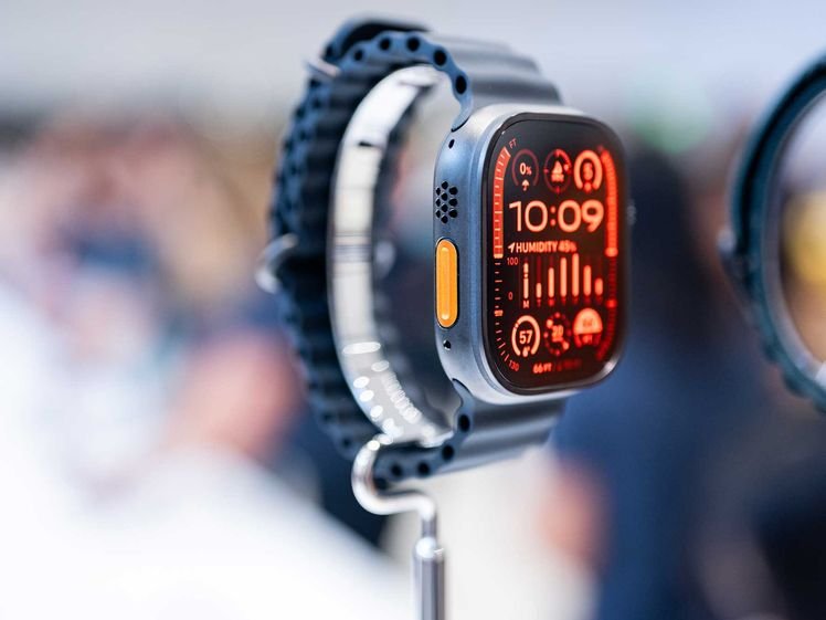 An image showcasing the new Apple Watch Ultra 2 during the Fall Apple Event on September 9th, 2024 in Cupertino, CA.