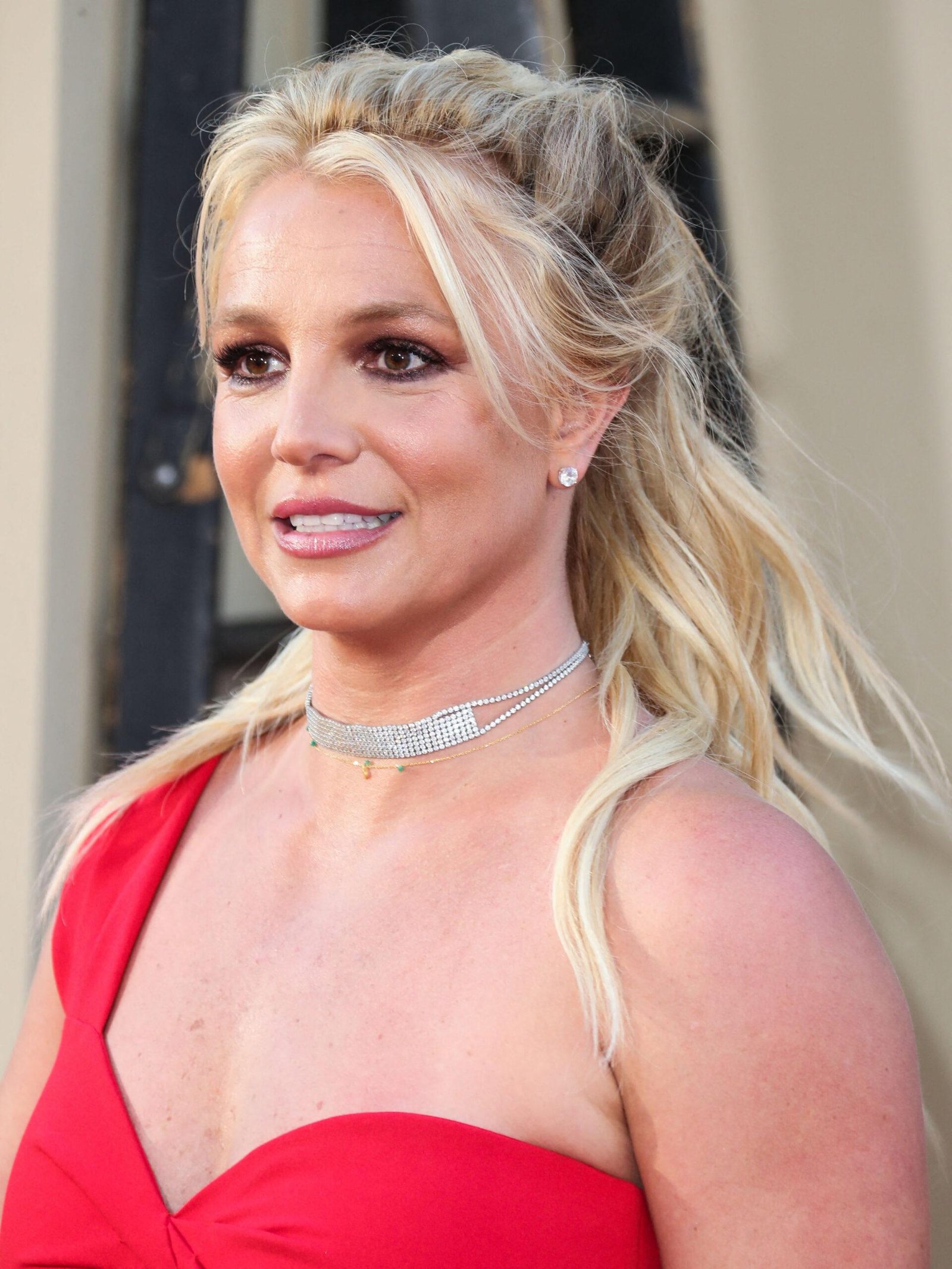 Britney Spears at the premiere of Sony Pictures