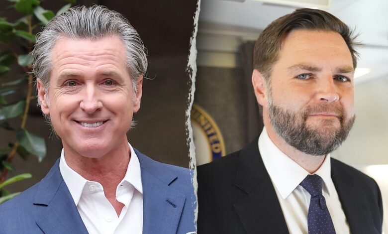 1752481474 Newsom Vance exchange jabs over immigration after VPs California vacation.jpg