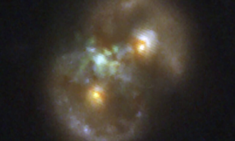 1752611053 Webb spots Infinity Galaxy that sheds light on black hole.jpeg
