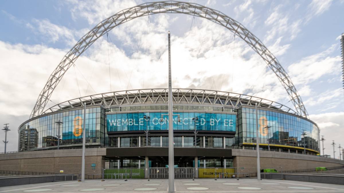 A picture of the wembley stadium