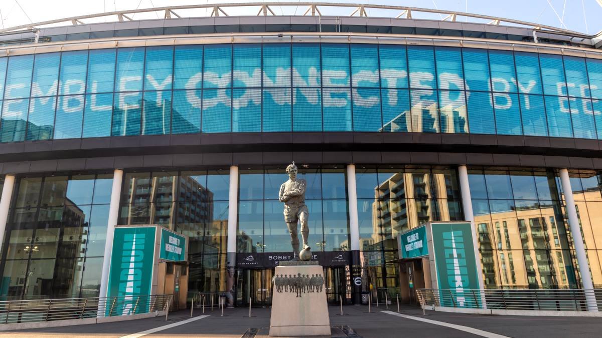 A picture of the wembley stadium