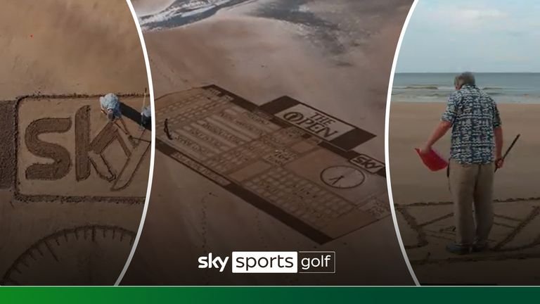The art of sand in Portrush
