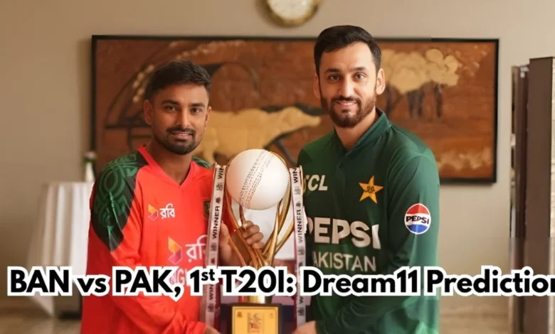 1752936522 BAN vs PAK 2025 1st T20I Match Prediction Dream11 Team.webp.webp