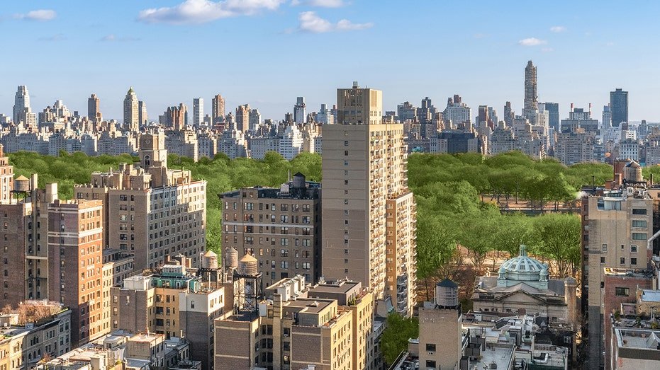 The house includes picturesque views of the city and Central Park.