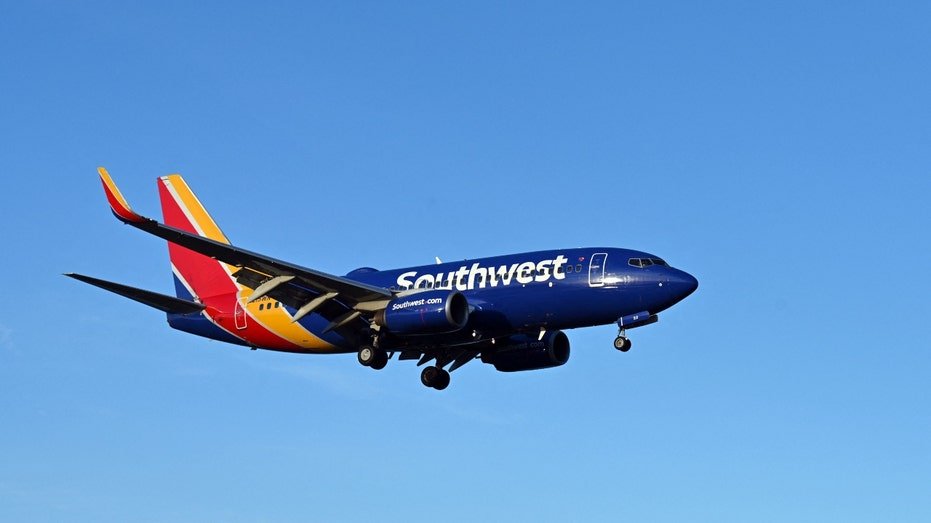 A plane southwest in Virginia