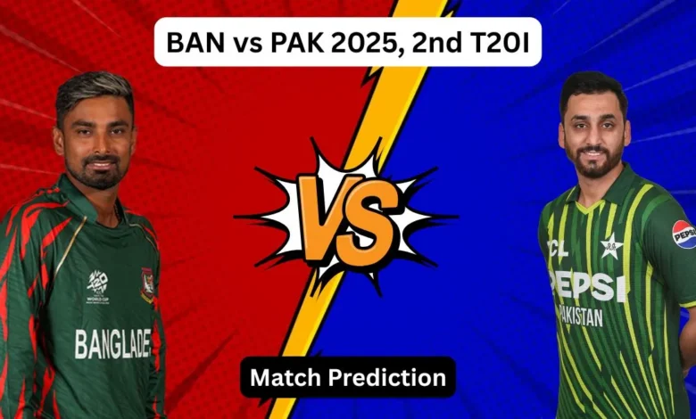 1753142750 BAN vs PAK 2025 2nd T20I Match Prediction Dream11 Team.webp.webp